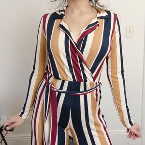 Striped Jumpsuit